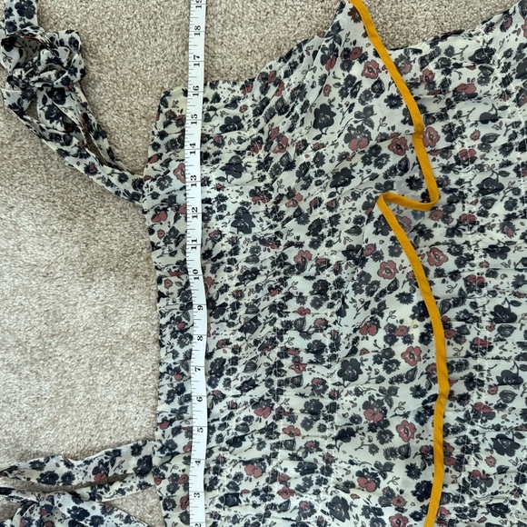 Tularosa Gloria Mini Dress Malibu Floral Revolve Size Medium Romantic Tiered - Picture 11 of 12